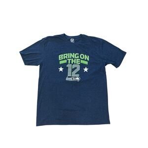 NFL Hands High Men’s Sz XL Seattle Seahawks Football-Bring On The 12 T-Shirt